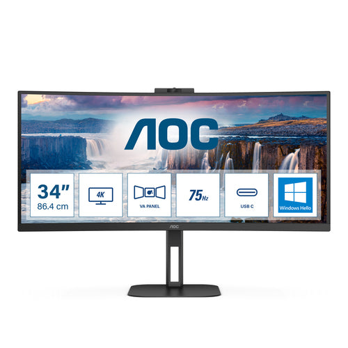 AOC V5 CU34V5CW LED display 86.4 cm (34 AOC V5 CU34V5CW LED display 86.4 cm (34